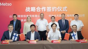 Metso and Jinnan Iron and Steel Group Form Strategic Alliance for Iron Ore Concentrator Project